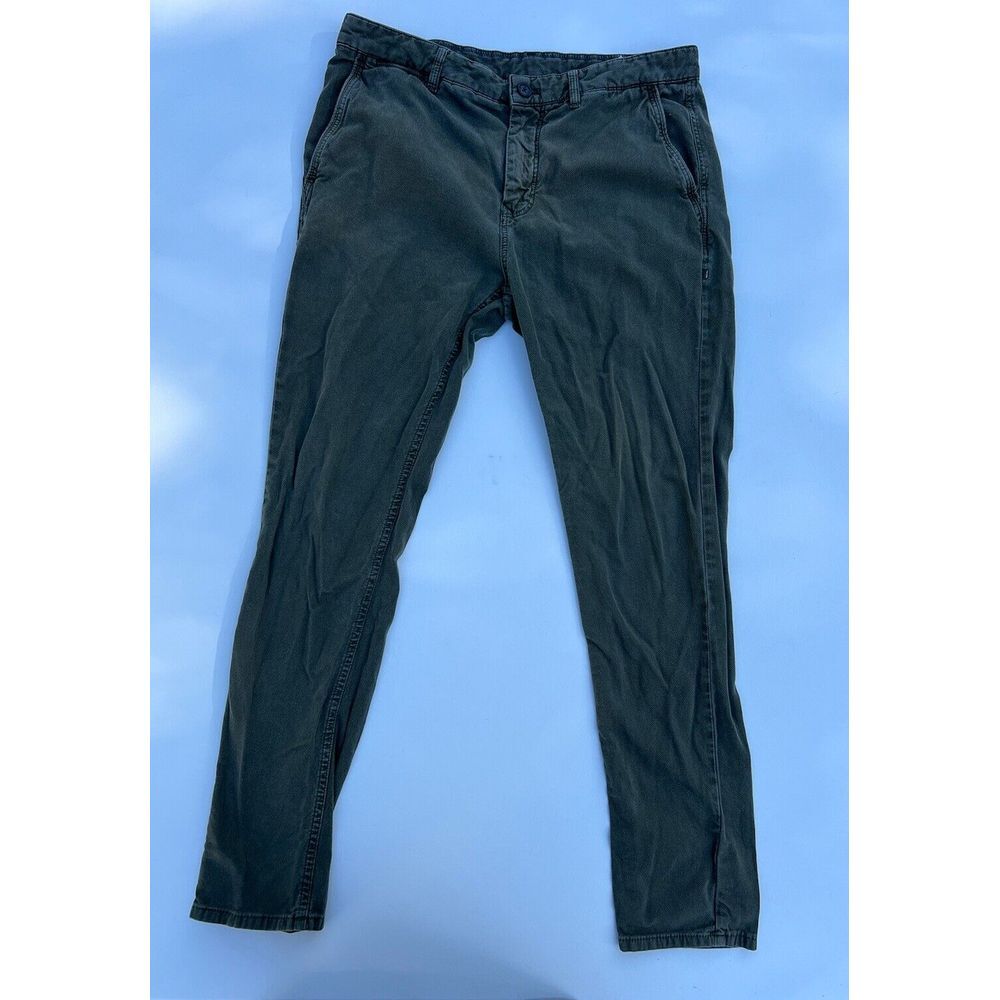 Zara Men pants Size 34x32 Forest‎ Green
